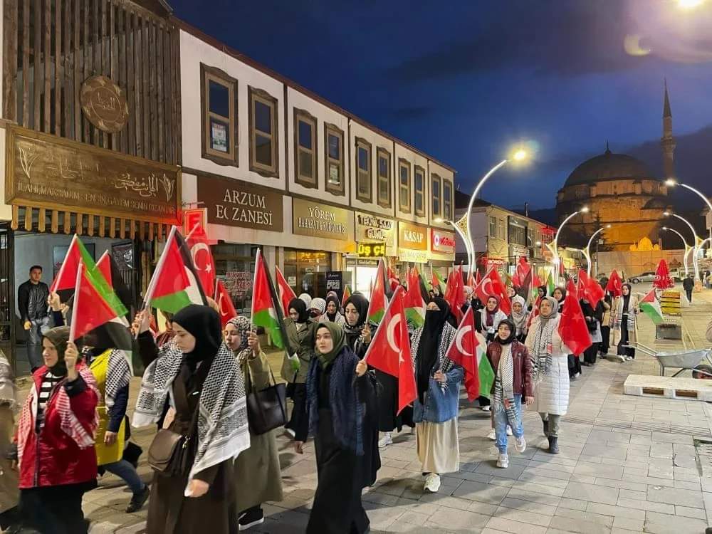 Filistin'e Destek Yürüyüşü Yozgat 