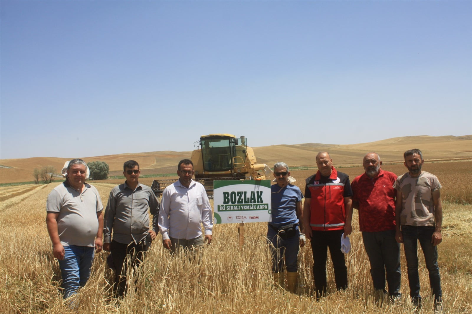 Yozgat Tarım Müdürlüğü arpa hasadı 